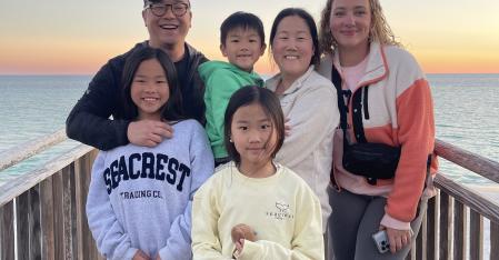 Værtsfamilier & match au pair med værtsfamilie ved stranden