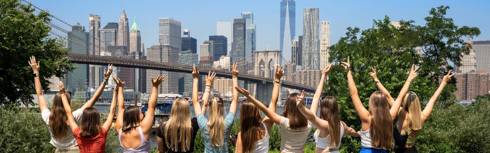 New York Blick auf Empire State Building